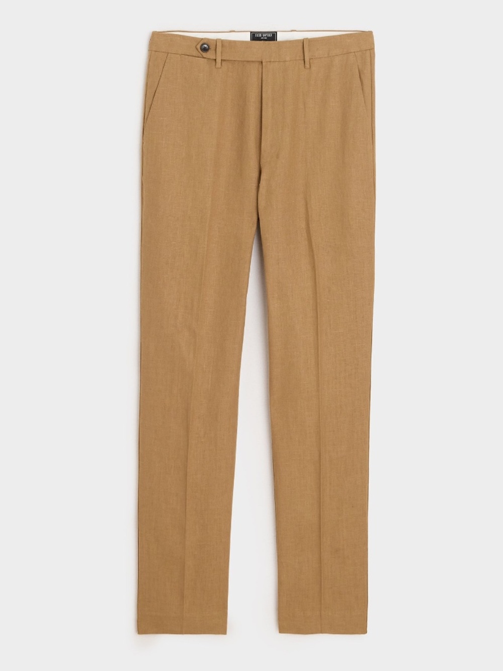 Todd Snyder Straight Fit Linen Tab Trouser Mojave Gold 33x32